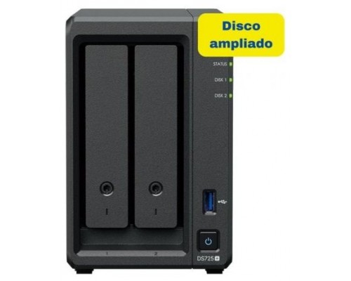 NAS SYNOLOGY DS725 PLUS 8TB-DU50 NAS SYNOLOGY DS725 PLUS 8TB